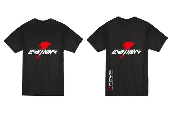 Xnova Lightning T-Shirt in Schwarz - Größe 50