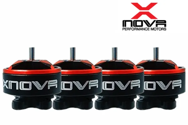 Xnova FPV Brushless Motor T1204 mit 5000KV mit 1,5 Welle (3,8mm) 4Stück mit Stecker