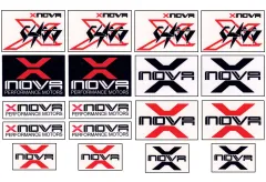 Xnova Aufkleber / Sticker X-Class 16Stück