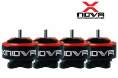 Xnova FPV Brushless Motor T1204 mit 6000KV mit 1,5 Welle (3,8mm) 4Stück mit Stecker